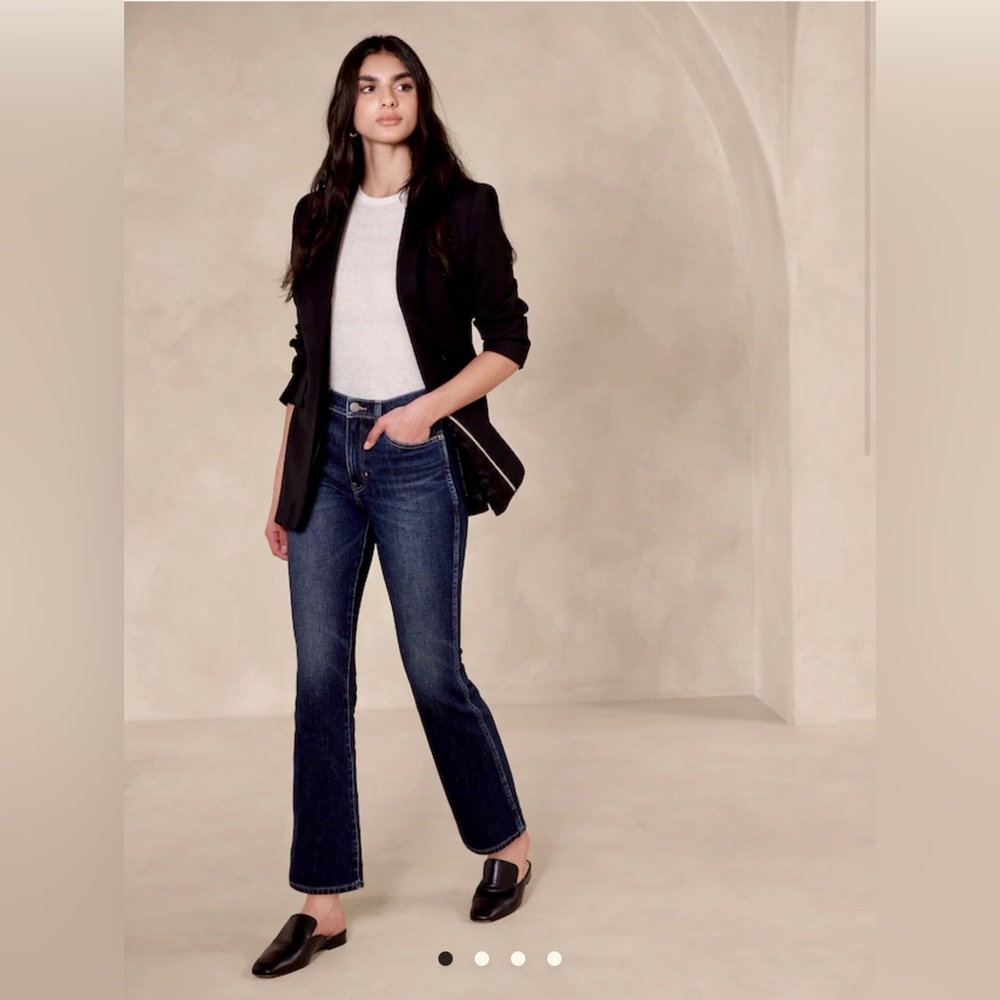 NWOT Banana Republic, high-rise cropped denim 30 Long